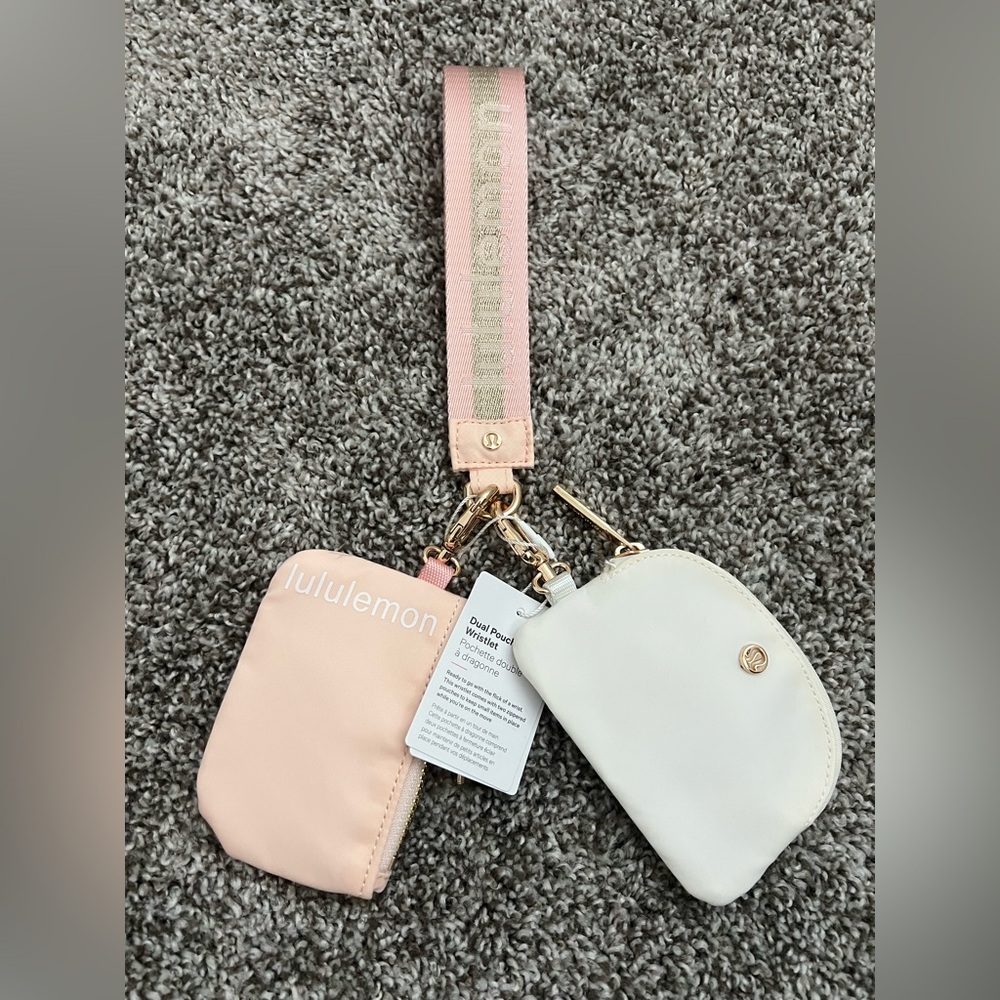 New with tags Lululemon Dual Pouch Wristlet